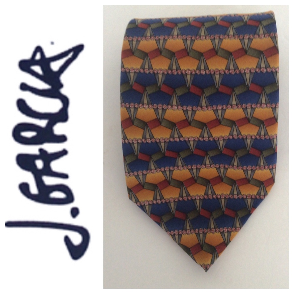 JERRY GARCIA PATTERNED SILK TIE